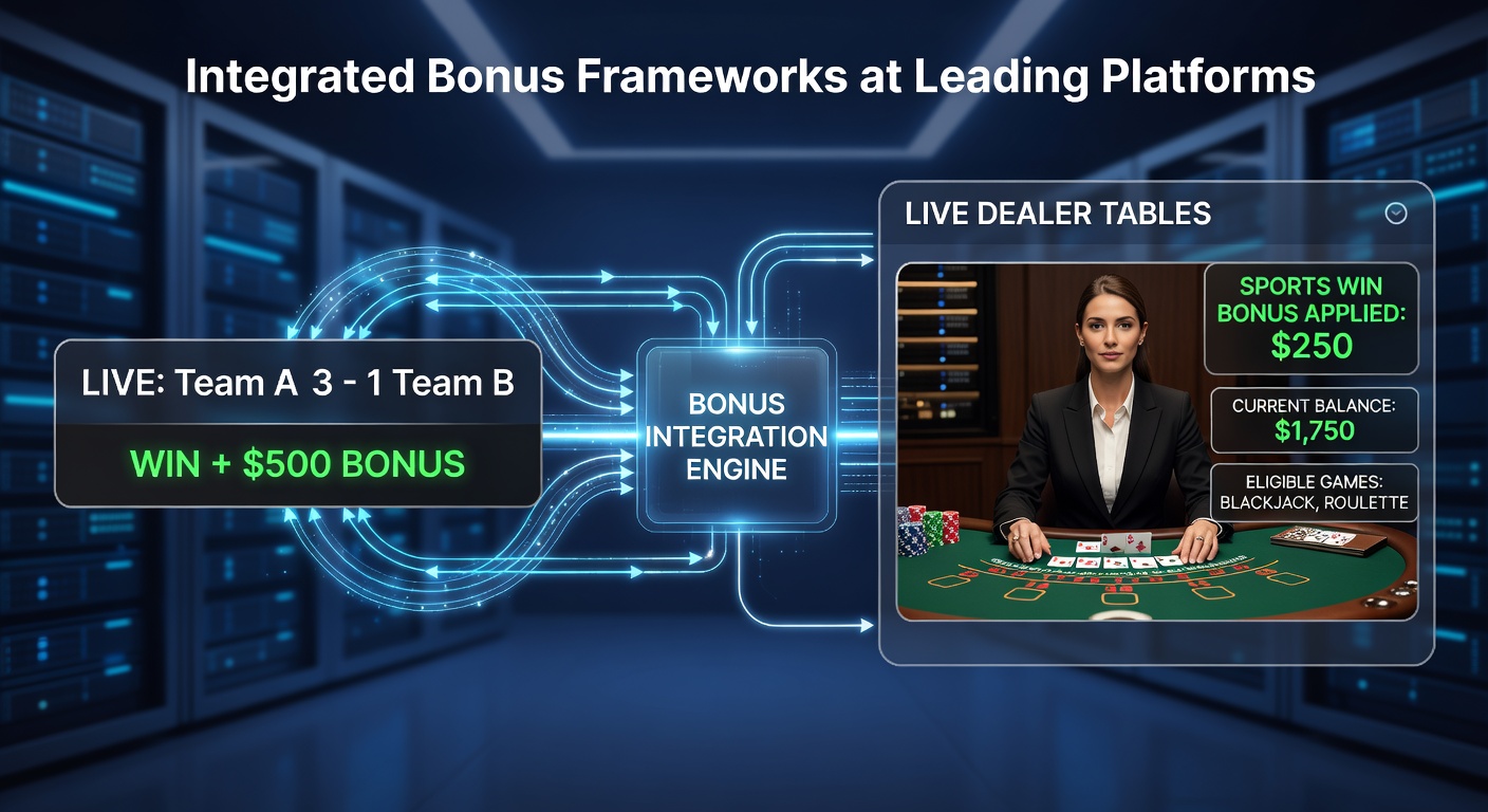 Screenshot of a mobile app dashboard displaying sports win notification converting to live dealer bonus credits
