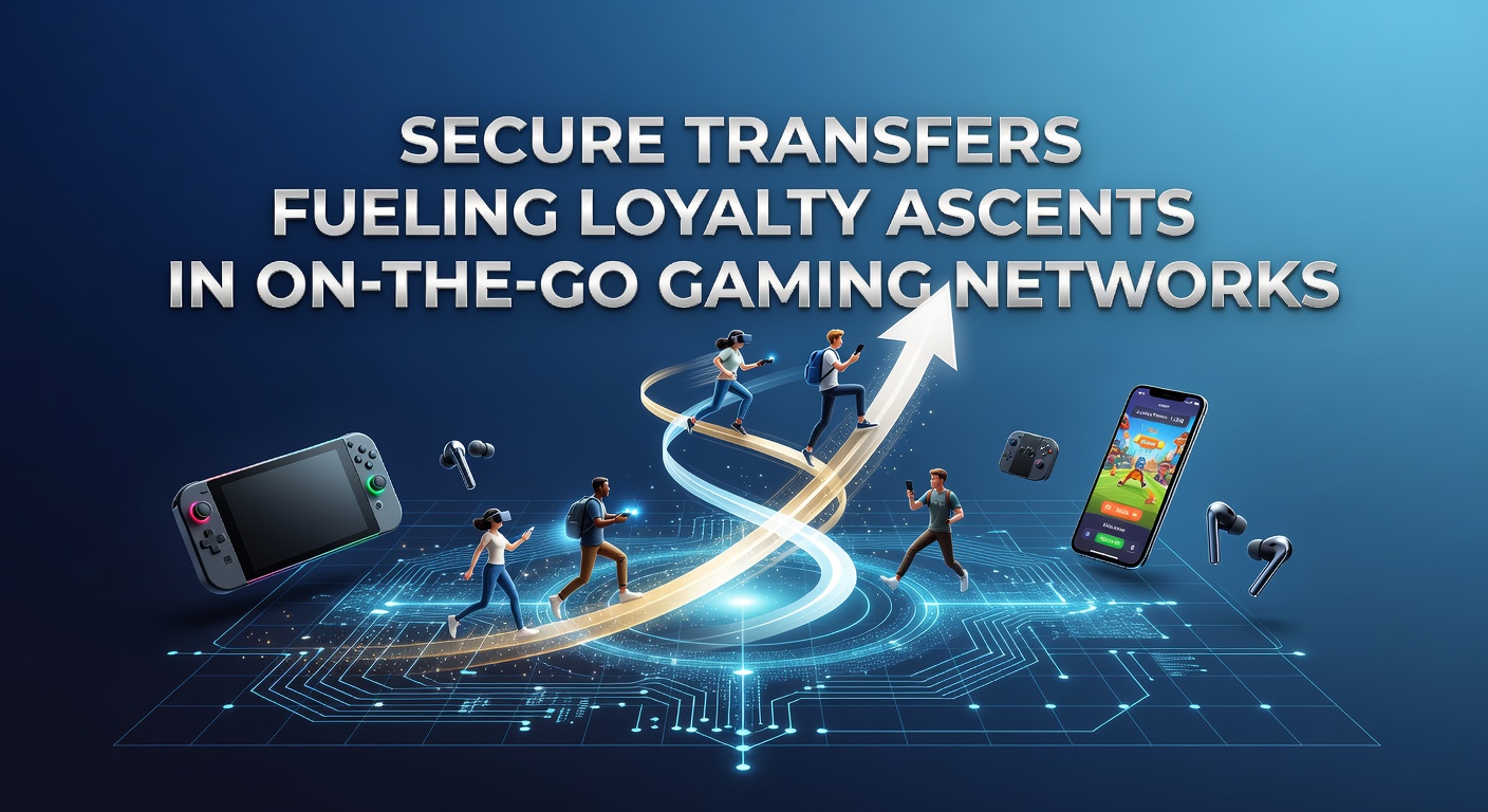 Secure digital transfers supporting player progression in mobile gaming loyalty programs